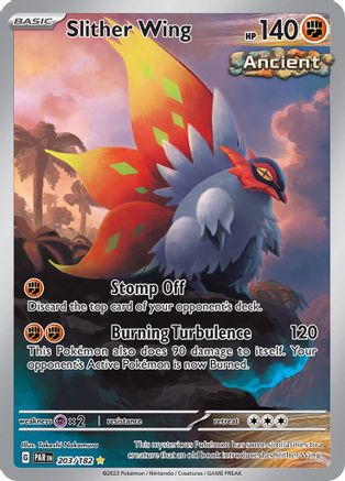 Image of Slither Wing 203/182  - Holofoil SV04 Paradox Rift - Illustration Rare