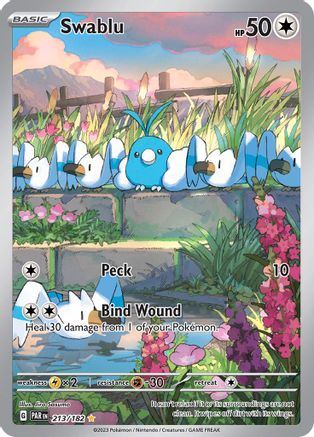 Image of Swablu 213/182  - Holofoil SV04 Paradox Rift - Illustration Rare
