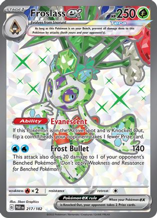 Image of Froslass ex 217/182  - Holofoil SV04 Paradox Rift - Ultra Rare