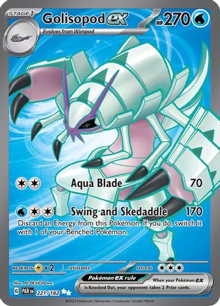 Image of Golisopod ex 221/182  - Holofoil SV04 Paradox Rift - Ultra Rare