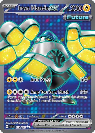 Image of Iron Hands ex 223/182  - Holofoil SV04 Paradox Rift - Ultra Rare