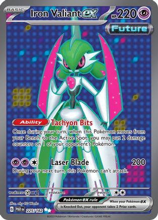 Image of Iron Valiant ex 225/182  - Holofoil SV04 Paradox Rift - Ultra Rare