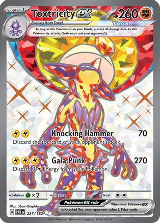 Image of Toxtricity ex 227/182  - Holofoil SV04 Paradox Rift - Ultra Rare