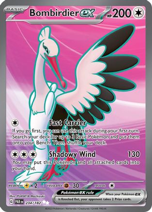 Image of Bombirdier ex 234/182  - Holofoil SV04 Paradox Rift - Ultra Rare
