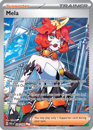 Image of Mela 236/182  - Holofoil SV04 Paradox Rift - Ultra Rare