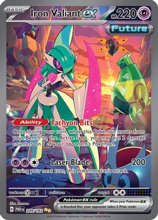 Image of Iron Valiant ex 249/182  - Holofoil SV04 Paradox Rift - Special Illustration Rare
