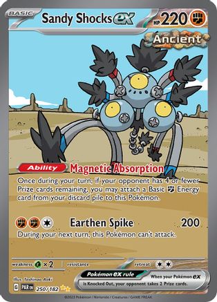 Image of Sandy Shocks ex 250/182  - Holofoil SV04 Paradox Rift - Special Illustration Rare