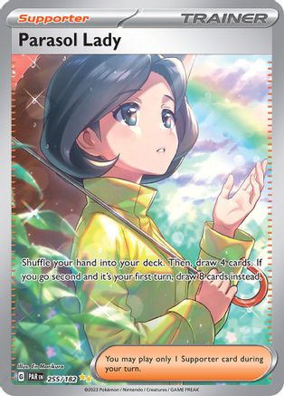 Image of Parasol Lady 255/182  - Holofoil SV04 Paradox Rift - Special Illustration Rare