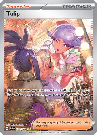 Image of Tulip 259/182  - Holofoil SV04 Paradox Rift - Special Illustration Rare
