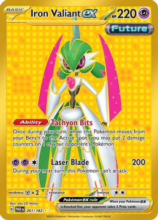 Image of Iron Valiant ex 261/182  - Holofoil SV04 Paradox Rift - Hyper Rare