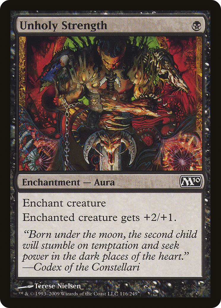 Image of Unholy Strength (M10-116) - Magic 2010