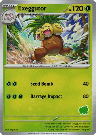 Image of Exeggutor  My First Battle - Unconfirmed
