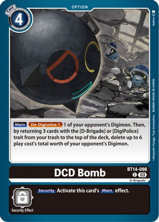 Image of DCD Bomb (BT14-098) - Blast Ace