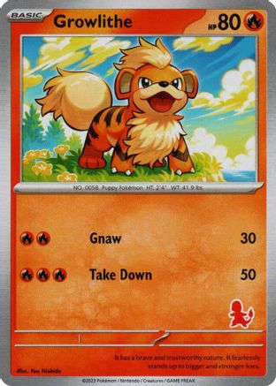 Image of Growlithe  My First Battle - Unconfirmed