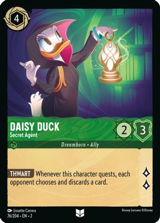 Image of Daisy Duck - Secret Agent (76/204) - Rise of the Floodborn