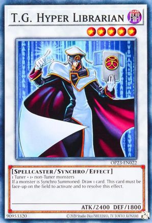 Image of T.G. Hyper Librarian (OP23-EN022) - OTS Tournament Pack 23 Unlimited