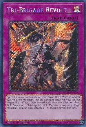 Image of Tri-Brigade Revolt (Platinum Secret Rare) (RA01-EN079) - 25th Anniversary Rarity Collection 1st Edition