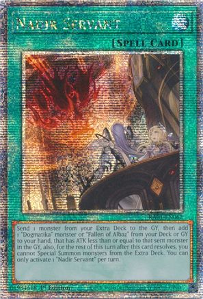 Image of Nadir Servant (Quarter Century Secret Rare) (RA01-EN062) - 25th Anniversary Rarity Collection 1st Edition
