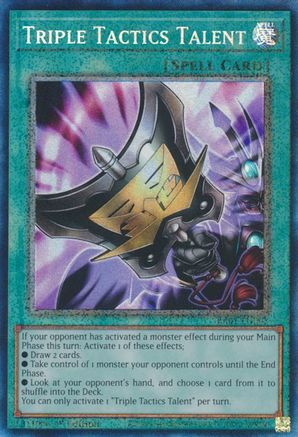 Image of Triple Tactics Talent (PCR) (RA01-EN063) - 25th Anniversary Rarity Collection 1st Edition