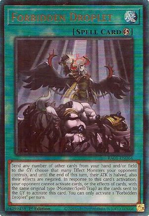 Image of Forbidden Droplet (PUR) (RA01-EN064) - 25th Anniversary Rarity Collection 1st Edition