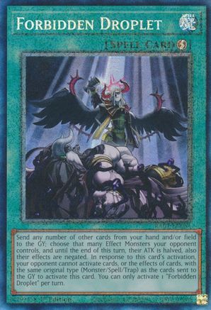 Image of Forbidden Droplet (PCR) (RA01-EN064) - 25th Anniversary Rarity Collection 1st Edition