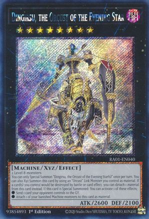 Image of Dingirsu, the Orcust of the Evening Star (Platinum Secret Rare) (RA01-EN040) - 25th Anniversary Rarity Collection 1st Edition