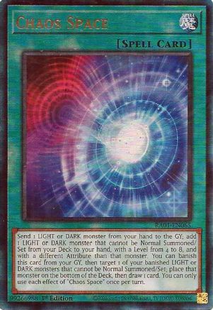 Image of Chaos Space (PUR) (RA01-EN065) - 25th Anniversary Rarity Collection 1st Edition
