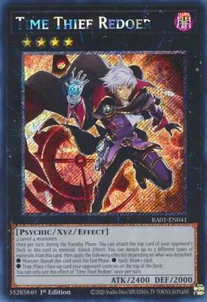 Image of Time Thief Redoer (Platinum Secret Rare) (RA01-EN041) - 25th Anniversary Rarity Collection 1st Edition