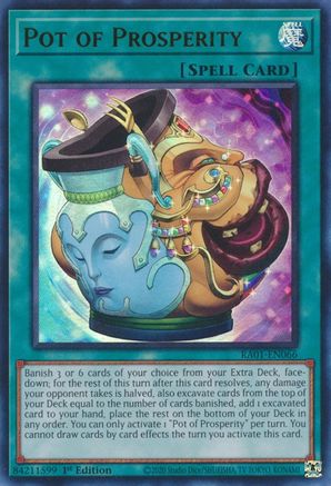 Image of Pot of Prosperity (UR) (RA01-EN066) - 25th Anniversary Rarity Collection 1st Edition