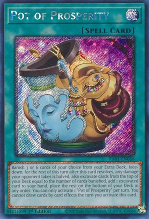 Image of Pot of Prosperity (Platinum Secret Rare) (RA01-EN066) - 25th Anniversary Rarity Collection 1st Edition