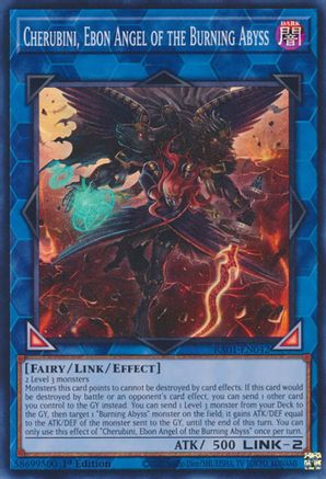 Image of Cherubini, Ebon Angel of the Burning Abyss (RA01-EN042) - 25th Anniversary Rarity Collection 1st Edition