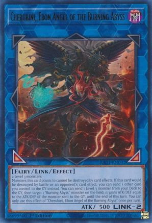 Image of Cherubini, Ebon Angel of the Burning Abyss (UR) (RA01-EN042) - 25th Anniversary Rarity Collection 1st Edition