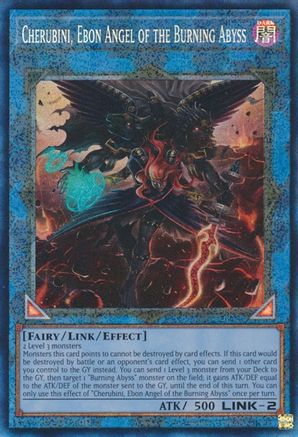 Image of Cherubini, Ebon Angel of the Burning Abyss (PCR) (RA01-EN042) - 25th Anniversary Rarity Collection 1st Edition
