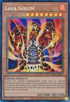 Image of Lava Golem (PCR) (RA01-EN001) - 25th Anniversary Rarity Collection 1st Edition