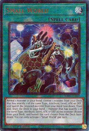 Image of Small World (PUR) (RA01-EN067) - 25th Anniversary Rarity Collection 1st Edition