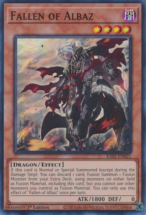 Image of Fallen of Albaz (RA01-EN021) - 25th Anniversary Rarity Collection 1st Edition