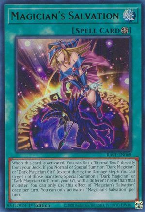 Image of Magician's Salvation (UR) (RA01-EN068) - 25th Anniversary Rarity Collection 1st Edition