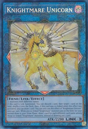 Image of Knightmare Unicorn (PCR) (RA01-EN043) - 25th Anniversary Rarity Collection 1st Edition