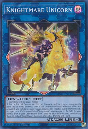Image of Knightmare Unicorn (Alternate Art) (RA01-EN043) - 25th Anniversary Rarity Collection 1st Edition
