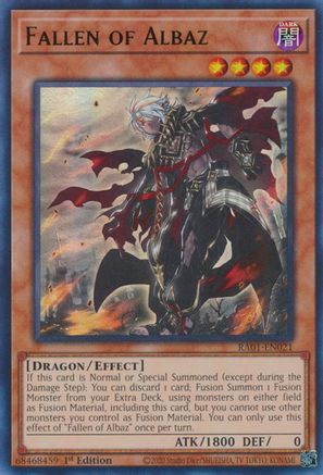 Image of Fallen of Albaz (UR) (RA01-EN021) - 25th Anniversary Rarity Collection 1st Edition