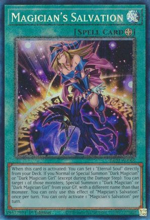 Image of Magician's Salvation (PCR) (RA01-EN068) - 25th Anniversary Rarity Collection 1st Edition
