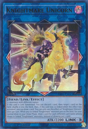 Image of Knightmare Unicorn (Alternate Art) (UR) (RA01-EN043) - 25th Anniversary Rarity Collection 1st Edition
