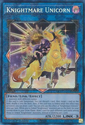 Image of Knightmare Unicorn (Alternate Art) (PCR) (RA01-EN043) - 25th Anniversary Rarity Collection 1st Edition
