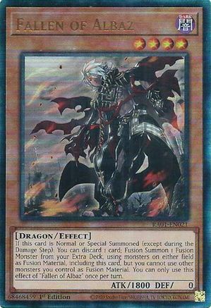 Image of Fallen of Albaz (PUR) (RA01-EN021) - 25th Anniversary Rarity Collection 1st Edition
