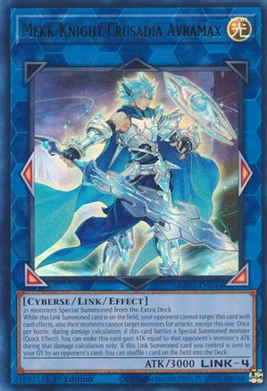 Image of Mekk-Knight Crusadia Avramax (UR) (RA01-EN044) - 25th Anniversary Rarity Collection 1st Edition