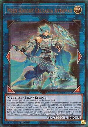 Image of Mekk-Knight Crusadia Avramax (PUR) (RA01-EN044) - 25th Anniversary Rarity Collection 1st Edition