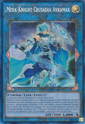 Image of Mekk-Knight Crusadia Avramax (PCR) (RA01-EN044) - 25th Anniversary Rarity Collection 1st Edition