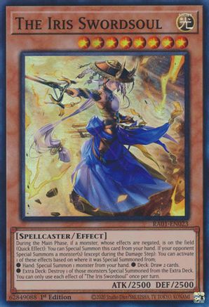 Image of The Iris Swordsoul (RA01-EN023) - 25th Anniversary Rarity Collection 1st Edition