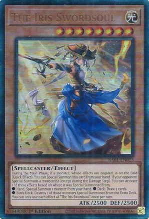 Image of The Iris Swordsoul (PUR) (RA01-EN023) - 25th Anniversary Rarity Collection 1st Edition