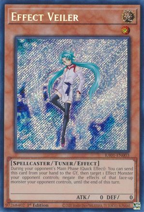 Image of Effect Veiler (Secret Rare) (RA01-EN003) - 25th Anniversary Rarity Collection 1st Edition